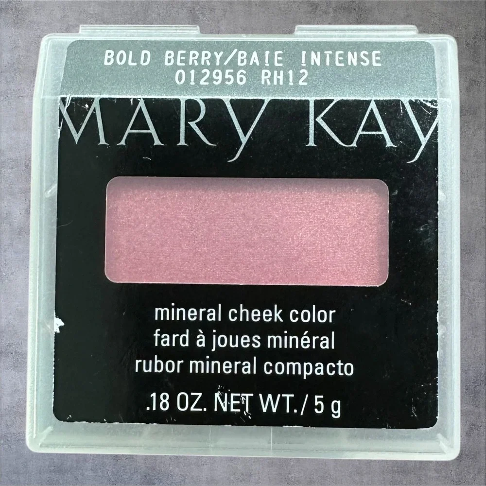 Mary Kay Mineral Cheek Color‎ Bold Berry 012956 0.18oz New Blush Makeup Refill